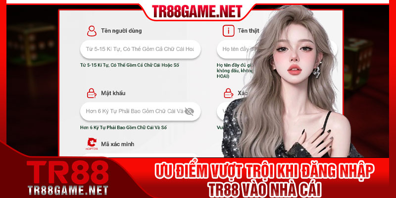 Ưu điểm vượt trội khi đăng nhập tr88 vào nhà cái 